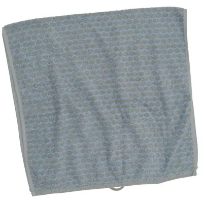 Serviette (Bleu, Gris) de Cawo Coton