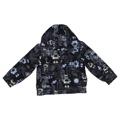 Sweat à capuche (Noir, Bleu, Multicolore) de Young Versace Coton, Élasthane