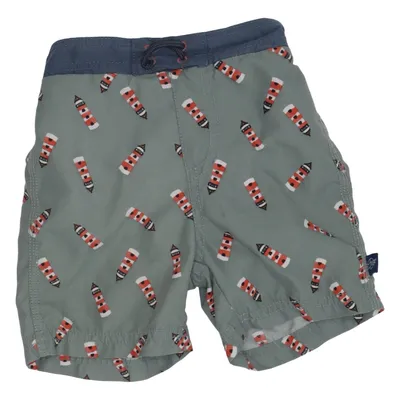 Zwemshort (Groen, Meerkleurig) van Lässig Polyester