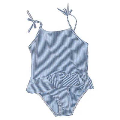 Swimsuit (Blue, White) from C&A
