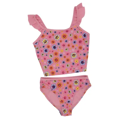 Bikini (Roze, Meerkleurig) van Emoji Elastaan, Polyester