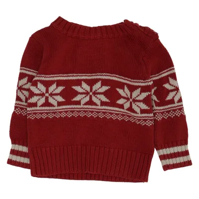 Christmas sweater (Red, Beige) from TCM Acrylic, Cotton