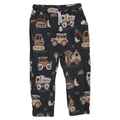 Pyjamahose (Grau, Braun, Weiß) von Topomini Bio-Baumwolle