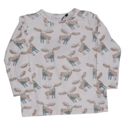 Long sleeve T-shirt (White, Brown, Blue) from Feetje Elastane, Organic cotton