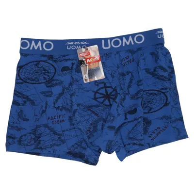 Ondergoed (Blauw, Meerkleurig) van Trendy Boy Katoen, Elastaan