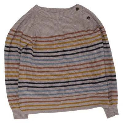 Strickpullover (Beige, Mehrfarbig) von Pusblu Baumwolle