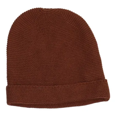 Beanie-Mütze (Braun) von Monkind Baumwolle, Wolle