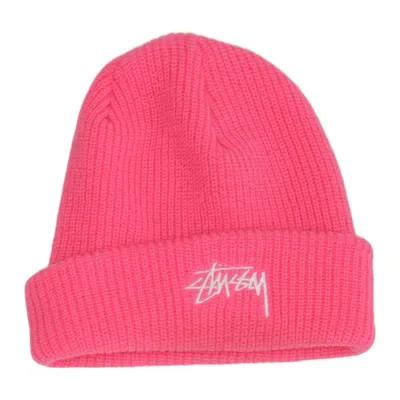 Beanie-Mütze (Pink) von Stüssy Acryl