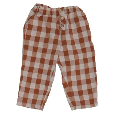 Pants (Brown, White) from Play Up Cotton, Recycled polyester