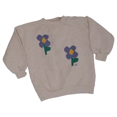 Sweatshirt (Beige, Multicolore) de Bobo Choses Coton biologique
