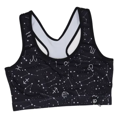 Sports-BH (Sort, Hvid) fra Dedoles Genanvendt polyester