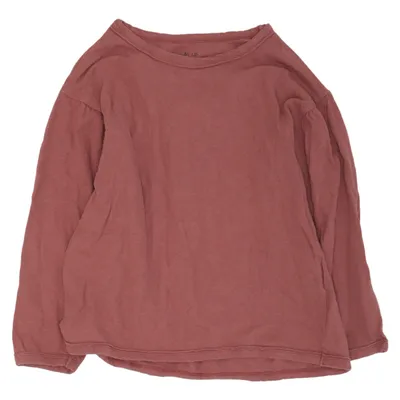 Lange mouwen shirt (Roze) van Play Up Linnen, Organisch katoen