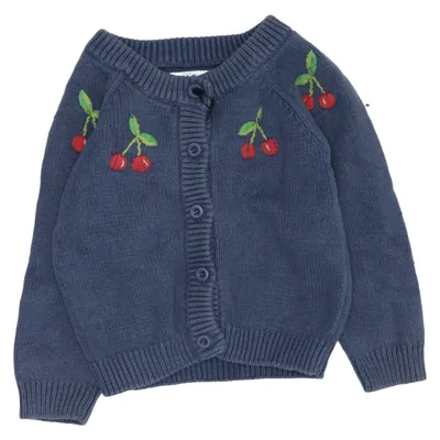 Cardigan (Blue, Multicolored) from Rockefella Cotton, Polyamide, Wool