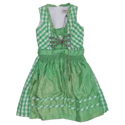 Dirndl (Grön, Vit) från Lekra Bomull
