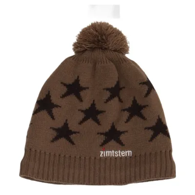 Bonnet à pompon (Beige, Noir) de Zimtstern