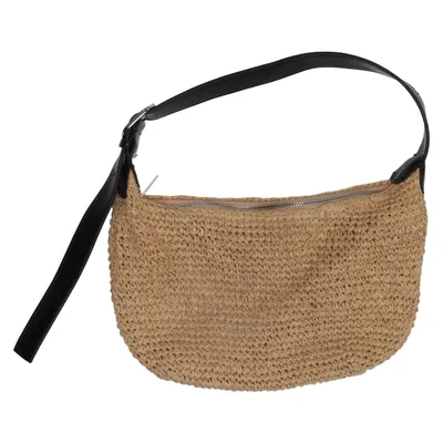 Schoudertas (Beige, Zwart) van Mango Katoen, Polyurethaan