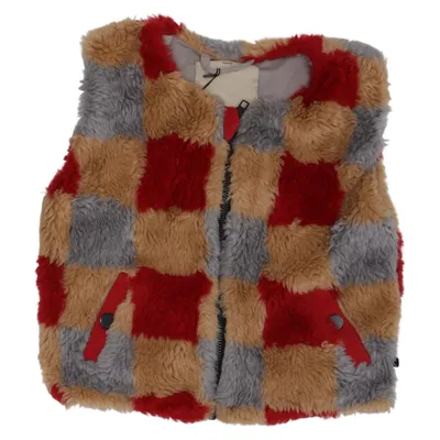 Gilet d'extérieur (Rouge, Beige, Gris) de Carlijnq Élasthane, Coton biologique, Polyester