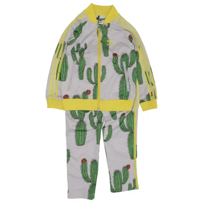 Ensemble de sport (Gris, Jaune, Vert) de Adidas Mini Rodini Polyester recyclé