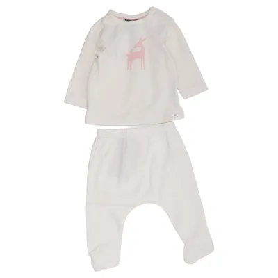 Ensemble (Blanc) de Babyface Coton, Élasthane