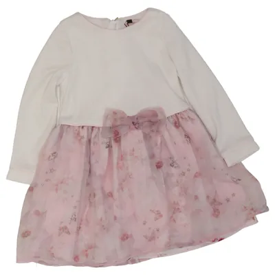 Dress (White, Pink, Multicolored) from Baker by Ted Baker Cotton, Elastane, Polyester