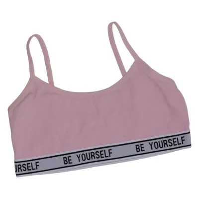 Bralette (Roze) Katoen, Elastaan