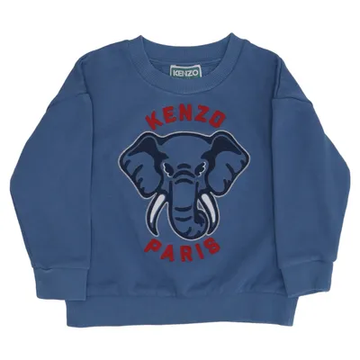 Sweatshirt (Elephant) from Kenzo Kids Cotton, Elastane, Polyester