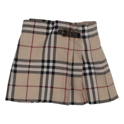 Rok (Beige, Zwart, Rood) van Burberry Polyester, Wol