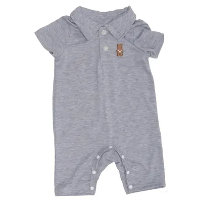 Strampler (Grau) von PatPat Elasthan, Polyester