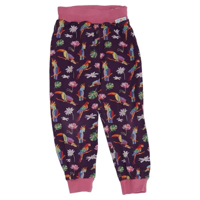 Pyjamasbyxor (Lila, Flerfärgad) från Babauba Bomull, Elastan