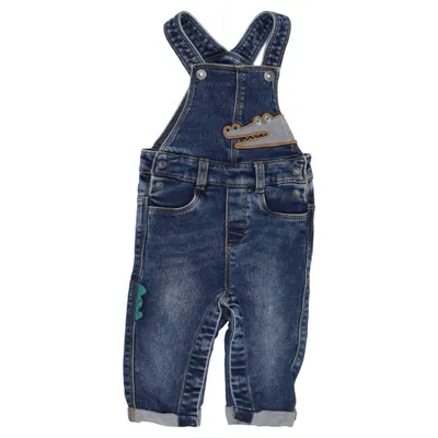 Tuinbroek (Blauw) van Orchestra Katoen, Elastaan, Polyester