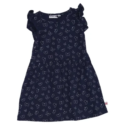 Jurk (Blauw) van Stop + Go Katoen
