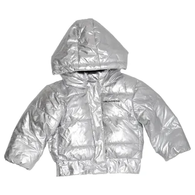 Vinterjakke (Sølv) fra Karl Lagerfeld Kids Polyester, Viscose