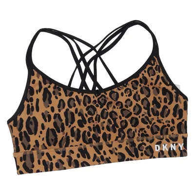 Sports-BH (Brun, Sort) fra DKNY Sport Elastan, Polyester