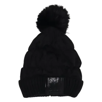 Bonnet à pompon (Noir) de Steve Madden Polyester