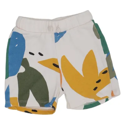 Sweatshort (Wit, Meerkleurig) van Zara Katoen, Elastaan