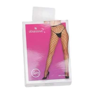 Fishnet tights (Black) from Obsessive Elastane, Polyamide