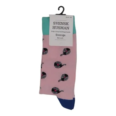 Chaussettes (Rose, Multicolore) de Svensk Husman Coton, Élasthane, Polyamide