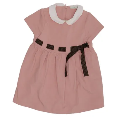 Klänning (Rosa) från Fendi Kids Viskos
