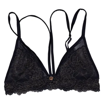 Bralette (Blue) from Sylvie Elastane, Polyamide, Polyester, Viscose