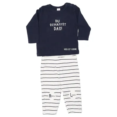 Base layer (Blue, White) from Topomini Cotton, Elastane