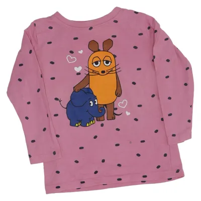 Long sleeve T-shirt (Pink, Multicolored) from DieMaus Cotton