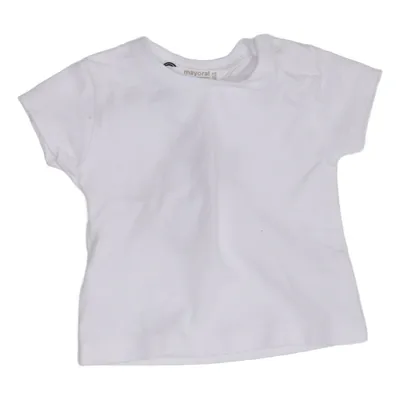 T-shirt (White) from Mayoral Newborn Cotton, Elastane