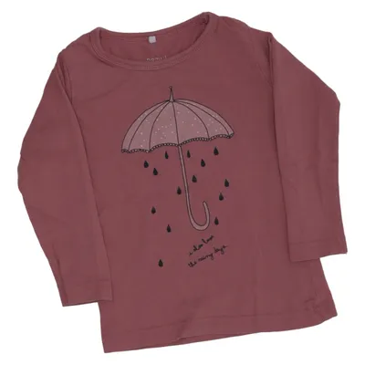 Langærmet t-shirt (Minimize) fra Name It Minimize Bomuld