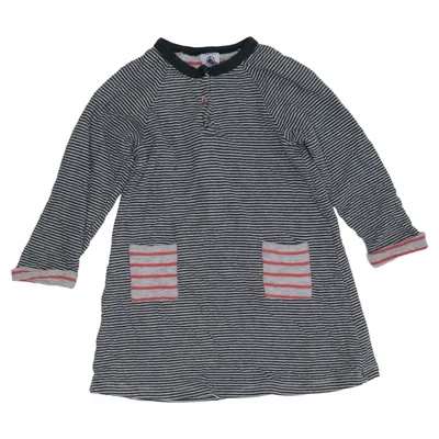 Robe (Bleu, Blanc) de Petit Bateau Coton