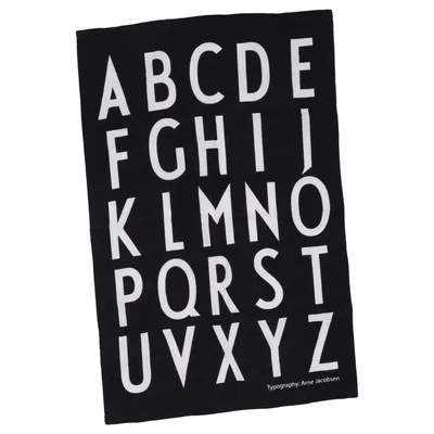 Kitchen towel (Typography) from Design Letters Cotton