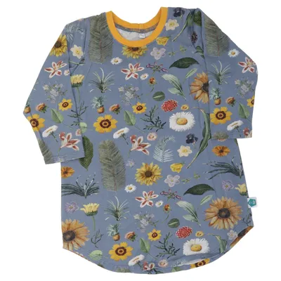 Jurk (Blauw, Geel, Meerkleurig) van Maxomorra