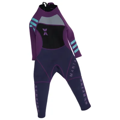 Våddragt (Sort, Lilla) fra Dive & Sail Nylon