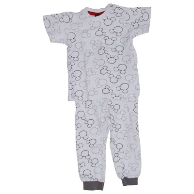 Set (Wit, Grijs) van Disney Baby Katoen