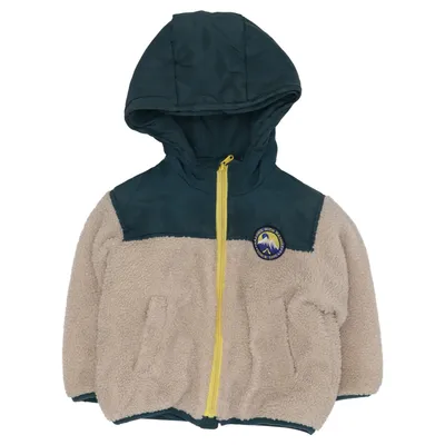 Fleecejakke (Beige, Grøn, Flerfarvet) fra Zara Baby Polyester