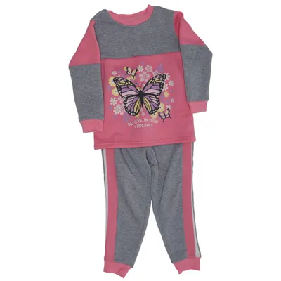 Freizeitanzug (Grau, Pink) von Infinity Kids Polyester